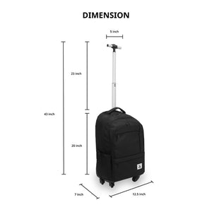 DELUXE WHEELED LAPTOP BAG