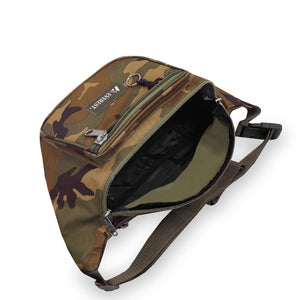 LARGE WOODLAND CAMO WAIST PACK