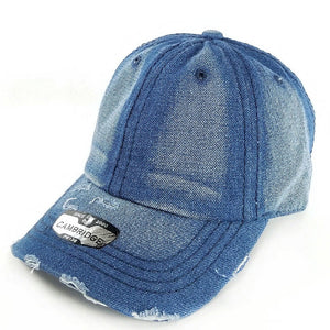 DISTRESSED VINTAGE COTTON TWILL DAD HAT ( PACK OF 6 )