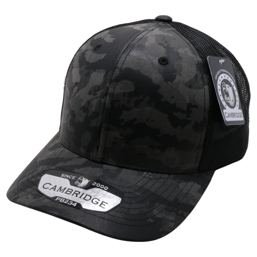 CAMBRIDGE MULTI PU MESH TRUCKER HAT ( PACK OF )