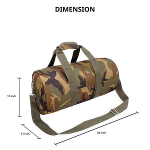 20-INCH WOODLAND CAMO DUFFEL