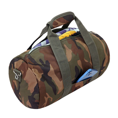 16-INCH WOODLAND CAMO DUFFEL