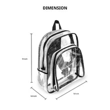 Load image into Gallery viewer, Clear Backpack Large