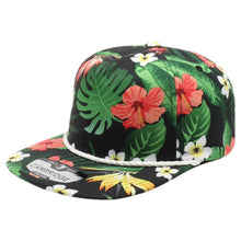 Load image into Gallery viewer, CAMBRIDGE 5 PANEL UNSTRUCTURED FLORAL ROPE HAT ( PACK OF 6 )