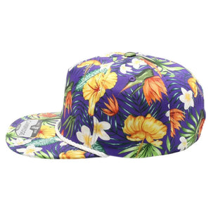 CAMBRIDGE 5 PANEL UNSTRUCTURED FLORAL ROPE HAT ( PACK OF 6 )