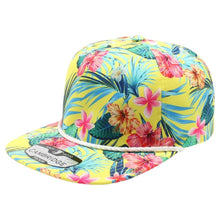 Load image into Gallery viewer, CAMBRIDGE 5 PANEL UNSTRUCTURED FLORAL ROPE HAT ( PACK OF 6 )