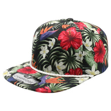 Load image into Gallery viewer, CAMBRIDGE 5 PANEL UNSTRUCTURED FLORAL ROPE HAT ( PACK OF 6 )