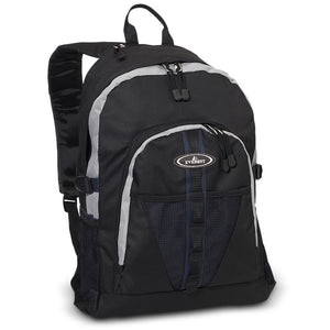 BACKPACK WITH DUAL MESH POCKET