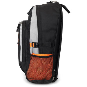 BACKPACK WITH DUAL MESH POCKET