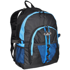 BACKPACK WITH DUAL MESH POCKET