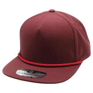 CAMBRIDGE 5 PANEL HYBRID ROPE SNAPBACK ( PACK OF 6 )