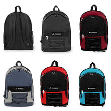 Load image into Gallery viewer, TWO-TONE BACKPACK W/ MESH POCKETS