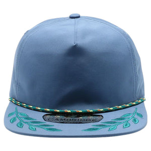 CAMBRIDGE 5 PANEL UNSTRUCTURED BAY LEAF SNAPBACK