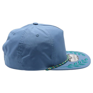 CAMBRIDGE 5 PANEL UNSTRUCTURED BAY LEAF SNAPBACK