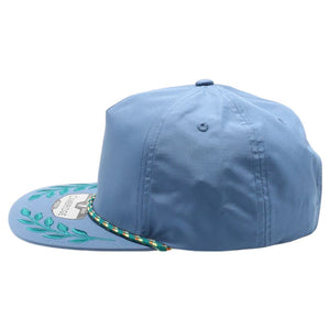 CAMBRIDGE 5 PANEL UNSTRUCTURED BAY LEAF SNAPBACK