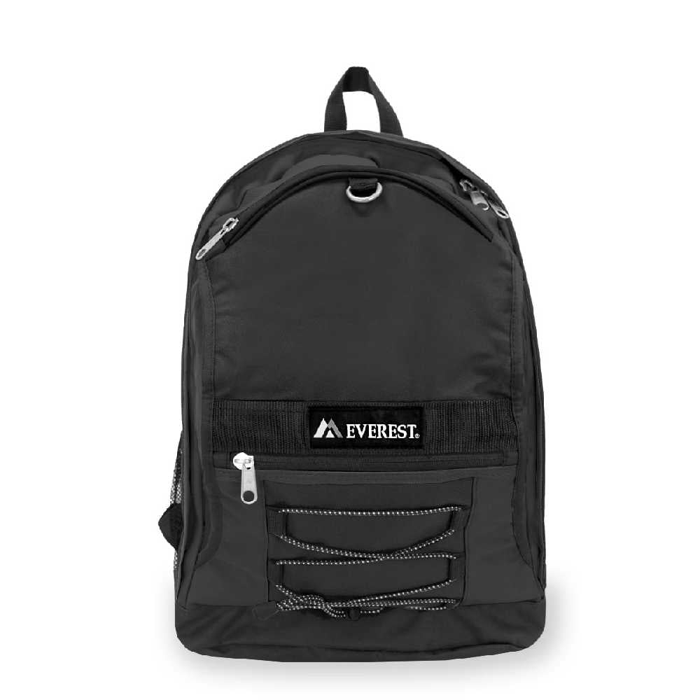 TWO-TONE BACKPACK W/ MESH POCKETS